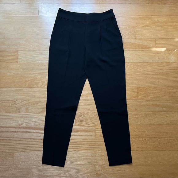 NWOT black crepe Judith & Charles pants - Picture 1 of 11